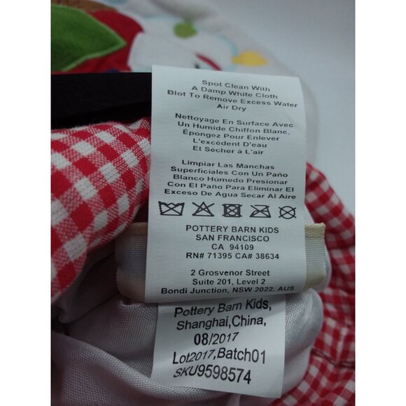 Pottery Barn Kids Christmas Stocking Snowman Mommy Holiday Quilted Red - Picture 9 of 10